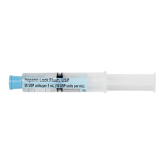Medline Heparin Pre-Filled Catheter Flush Syringe 10U 5 to 10  mL, BX/1
