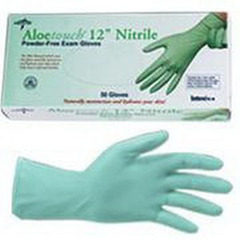 Medline Aloetouch Ice Non-Sterile Powder-Free Nitrile Exam Glove Medium, BX/1