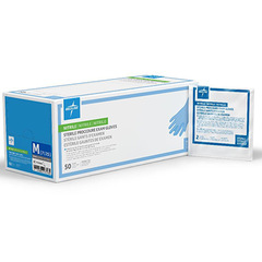 Medline Sterile Powder-Free Nitrile Exam Glove, Medium, EA/1, CS/200