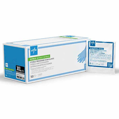 Medline Sterile Powder-Free Nitrile Exam Glove, Extra Large, EA/1, CS/200