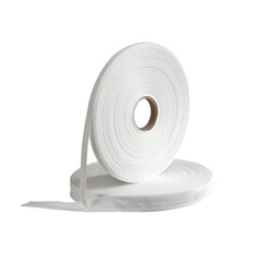 Medline Bleached Twill Tape, 100% Cotton, 1/4