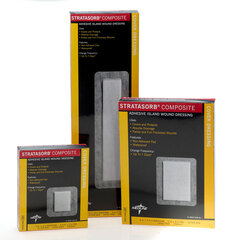 Medline Stratasorb Composite Island Dressing, 4