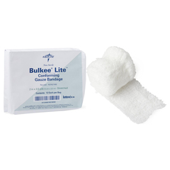 Medline Bulkee Lite Cotton Conforming Bandages, Non-Sterile, 2