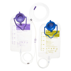 Cardinal Health Kangaroo ePump/Joey Feeding Set with ENFit Connector, 500 mL Flush Set, EA/1, CS/30