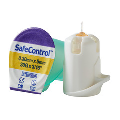 Cardinal Health Monoject Safety Pen Needle, 30G (0.31 mm) x 5 mm, BX/1