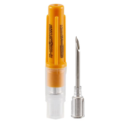 Cardinal Health Monoject Standard Hypodermic Needle with Aluminum Hub, Rigid Pack, Tan; 14G x 1