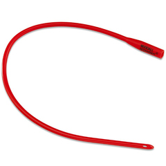Cardinal Health Dover Robinson Red Rubber Smooth Rounded Tip Urinary Urethral Catheter, 26FR, EA/1, CS/100