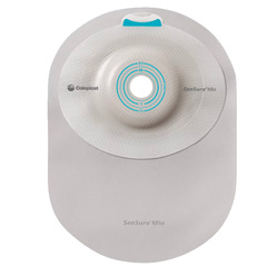 Coloplast SenSura Mio 1-Piece Closed Pouch, Deep Convex, Maxi, Opaque with Inspection Window, Pre-cut, BX/1