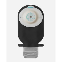 Coloplast SenSura Mio 1-Piece EasiClose WIDE Outlet, Soft Convex, Maxi, Black with Window, with Filter, Cut-to-fit, 3/8 - 2