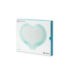 Coloplast Biatain Silicone Fit Foam Dressing, Sacral, Bordered, 8.1