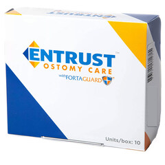 Fortis Medical Products Entrust Drainable Pouch, Transparent, Standard Wear, with Velcro Closure, (12