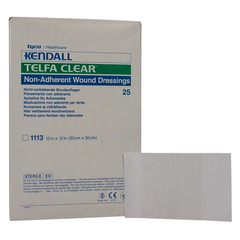Cardinal Health Telfa Precut Clear Wound Contact Layer Dressing 12