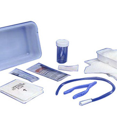 Cardinal Health CURITY Hyrodgel Coated Red Rubber Open Urethral Catheter Tray 14 Fr, EA/1, CS/20