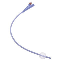 Cardinal Health Dover 100% Silicone Council Tip 2-Way Foley Catheter, 18 Fr 5 cc, EA/1
