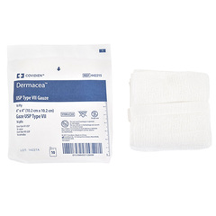 Cardinal Health Dermacea Woven Gauze Sponge, Sterile 10's, 4