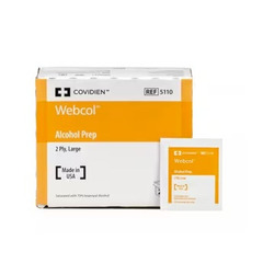Cardinal Health Webcol Alcohol Prep Pads, Large, 2-Ply, 200 Ct, BX/1, CS/4000