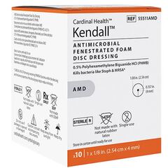 Cardinal Health Kendall AMD Antimicrobial Foam Discs, 1
