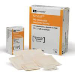 Cardinal Health AMD Antimicrobial Foam Fen with Back Sheet, 3-1/2