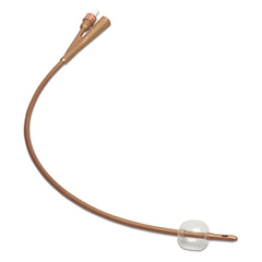 Cardinal Health Dover 2-Way Silver-Coated Silicone Foley Catheter 12 Fr 5 cc, EA/1, PK/10