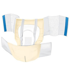 Cardinal Health Adult Stretch Brief, WINGS Plus - Heavy Absorbency, Size 1 (M/R) - Waist Size 32