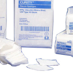 Cardinal Health Curity Woven Gauze Sponge, Non-Sterile, 3