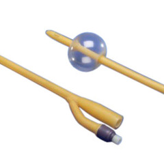 Cardinal Health Dover 2-Way Silicone-Coated Foley Catheter 12 Fr 5 cc, BX/10, EA/1
