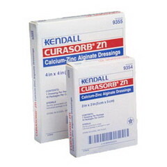 Cardinal Health Curasorb Zinc Calcium Alginate Dressing, 2