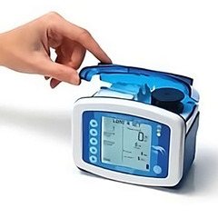Cardinal Health Kangaroo Joey Enteral Feeding Pump Printed Main Door (Blue Transparent), EA/1