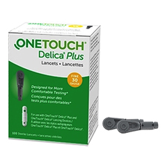 Lifescan OneTouch Delica Plus Lancet 30G (100 count), BX/1
