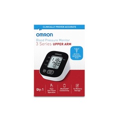 OMRON 3-Series Upper Arm Blood Pressure Monitor, Connected, EA/1