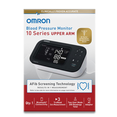 OMRON 10-Series Upper Arm Blood Pressure Monitor, Connected, with AC Adapter - REPLACES 73BP7450, EA/1