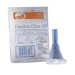 Coloplast Freedom Clear Sport Sheath Self-Adhering Male External Catheter, 28 mm, EA/1, BX/100