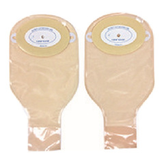 Nu-Hope Laboratories Nu-Flex Drain Pouch With Barrier 54, Trim-To-Fit Oval B Opening Roll-Up Closure, Convex, BX/1