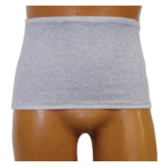 OPTIONS Mens' Brief with Built-In Barrier/Support, Light Gray, Left Stoma, 3X-Large, EA/1