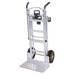 Cosco 3-in-1 Convertible Truck, 800-1000lb Capacity, 20-1/2wx21-1/4dx47-4/5h, Aluminum