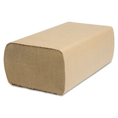 Cascades Pro Select Folded Towels, Multifold, 1-Ply, 9 x 9.45, Natural, 250/Pack, 16 Packs/Carton