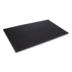 Crown Mats Crown-Tred Indoor/Outdoor Scraper Mat, Rubber, 43.75 x 66.75, Black