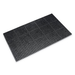 Crown Mats Safewalk Heavy-Duty Anti-Fatigue Drainage Mat, General Purpose, 36 x 60, Black