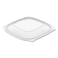 Dart PresentaBowls Pro Clear Square Lids for 24-32 oz Bowls, 8.5 x 8.5 x 0.5, Clear, Plastic, 63/Bag, 4 Bags/Carton