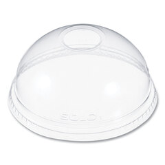 Dart Ultra Clear Dome Cold Cup Lids, Fits 16 oz to 24 oz Cups, PET, Clear, 100/Pack