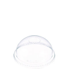 Dart Dome-Top Cold Cup Lids, Fits 16 oz, Clear, 1,000/Carton