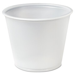 Solo Polystyrene Portion Cups, 5.5 oz, Translucent, 250/Bag, 10 Bags/Carton