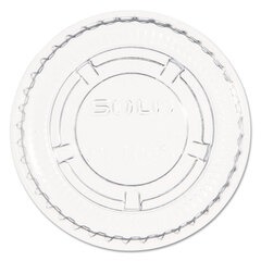 Dart Portion/Souffle Cup Lids, Fits 0.5 oz to 1 oz Cups, PET, Clear, 125 Pack, 20 Packs/Carton