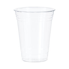 Dart Ultra Clear PET Cups, 16 oz, Squat, 50/Bag, 20 Bags/Carton