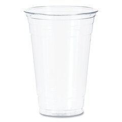 Dart Ultra Clear Cups, 20 oz, PET, 50/Bag, 12 Bags/Carton