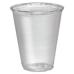 Dart Ultra Clear Cups, 7 oz, PET, 50/Bag, 20 Bags/Carton