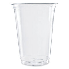 Dart Ultra Clear Cups, 16 oz, PET, 50/Bag, 20 Bags/Carton