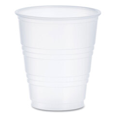 Dart High-Impact Polystyrene Cold Cups, 5 oz, Translucent, 100/Pack