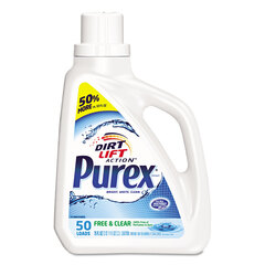 Dial Professional Free and Clear Liquid Laundry Detergent, Unscented, 75 oz Bottle