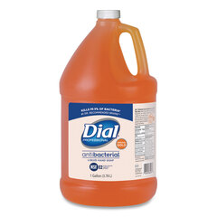 Dial Professional Gold Antimicrobial Liquid Hand Soap, Floral Fragrance, 1 gal Bottle, 4/Carton